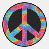 Stickers voor vredessignalisatie - Rainbow Hippie (Voorkant)