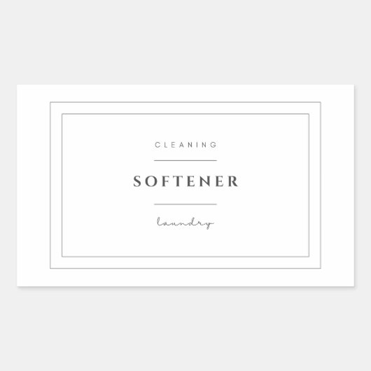 Stickers voor wasverzachter (Voorkant)