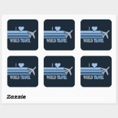 Stickers voor wereldreizen, aanpasbaar (Vel)