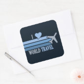 Stickers voor wereldreizen, aanpasbaar (Envelop)