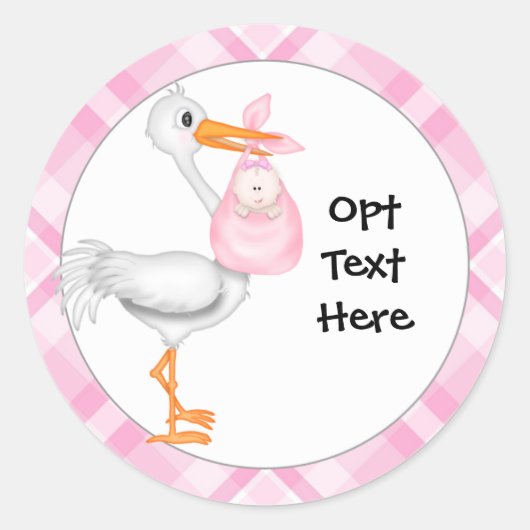 Stickers voor winkels en babymeisjes (Voorkant)