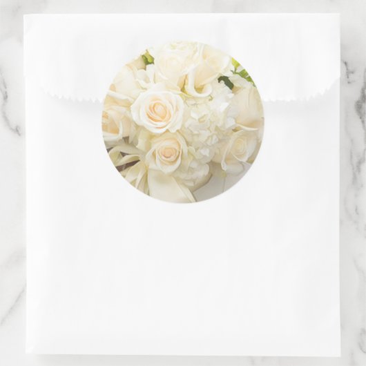 Stickers voor witte rozenenvelop (Tas)