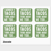 Stickers vragen zich af taco's denken (Vel)