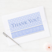 Stickers - Wedgewood Blue Damask (Envelop)
