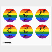 Stickers - wees gewoon jezelf (Vel)