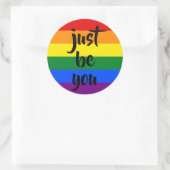 Stickers - wees gewoon jezelf (Tas)