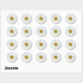 Stickers - Witte Zinnia (Vel)