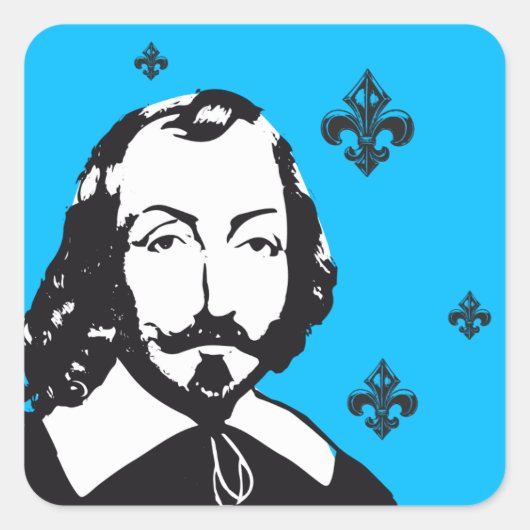 Stickers x20 Champlain fleur de lis (Voorkant)