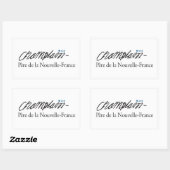 Stickers x20 Champlain vader Nieuw-Frankrijk (Vel)