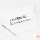 Stickers x20 Champlain vader Nieuw-Frankrijk (Envelop)