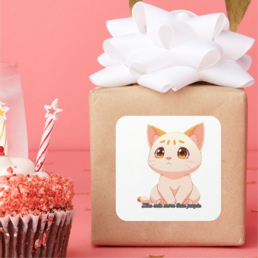 stickers zijn meer katten dan mensen (Feest)