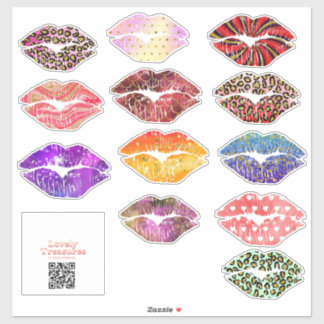 Stickervel 12 kusjes - groot sticker