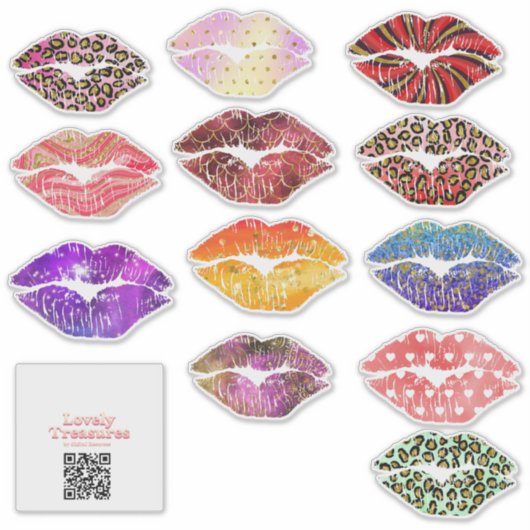 Stickervel 12 kusjes - groot sticker (Voorkant)