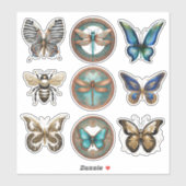 Stickerverzameling Bugs and Butterflies Sticker (Vel)