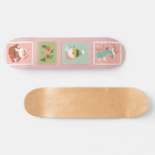 Stickerverzameling: Speelse & Kleurrijke Skateboar Persoonlijk Skateboard (Horizontaal)
