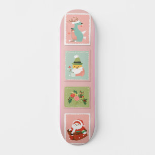 Stickerverzameling: Speelse & Kleurrijke Skateboar Persoonlijk Skateboard