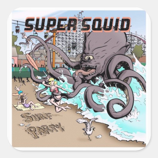 Sticket Set #2 Vierkante Sticker (Voorkant)