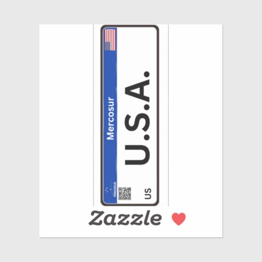 Stickets USA Mercosur Sticker (Vel)