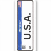 Stickets USA Mercosur Sticker (Voorkant)