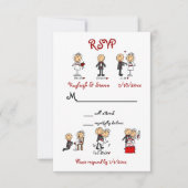Stickfigure RSVP (Voorkant)