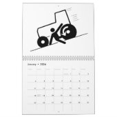 Stickfiguren in Peril 2025 Kalender (Jan 2026)