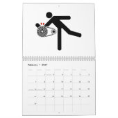 Stickfiguren in Peril 2025 Kalender (Feb 2027)