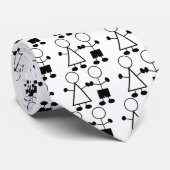 stickfigures-310666 kleine meisjes stropdas (Opgerold)