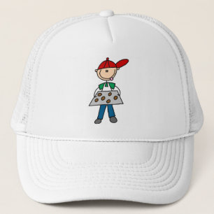 Stickfiguur bakt koekjes T-shirts en cadeaus Trucker Pet