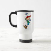 StickFiguur Mok van de bergbeklimming (Links)