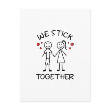 Stickfiguur Stickman Koppels Valentijnsdag Liefde