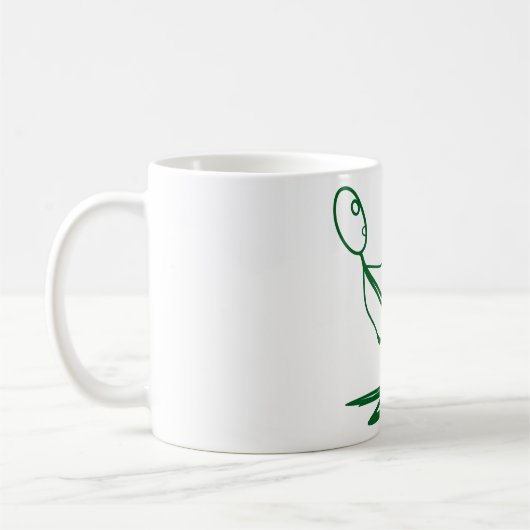 Stickman Banana Slip Mok (Links)