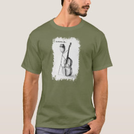 Stickman Bass Mannen T T-shirt