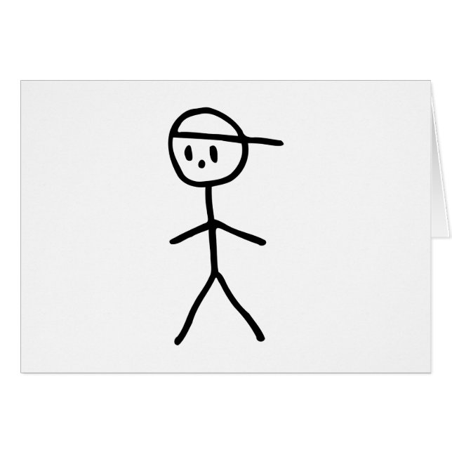 Stickman Boy (Voorkant Horizontaal)