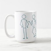 Stickman Collectie Koffie Mok Set (Links)