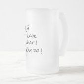 Stickman drink biergrappig matglas bierpul (Voorkant rechts)