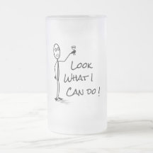 Stickman drink biergrappig