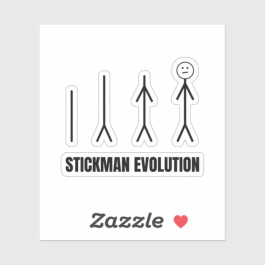 Stickman Evolution Sticker (Vel)