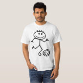 Stickman Football T-shirt (Voorkant volledig)