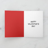 Stickman Humor Quote Facial Funny Valentijnsdag Kaart (Binnen)