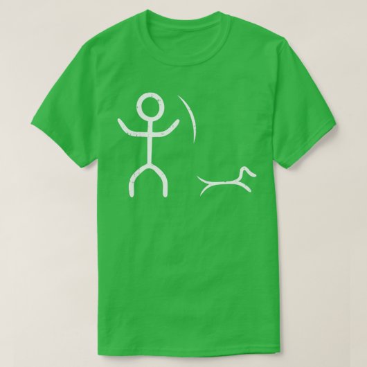 Stickman Hunter Funny Outdoor Hunting T-shirt (Design voorkant)