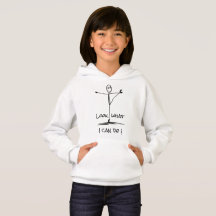Stickman "Kijk wat ik kan doen" schattig Ballet