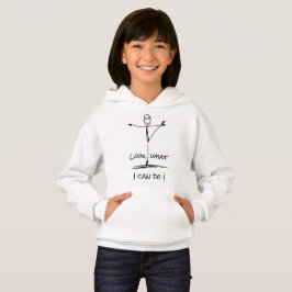 Stickman "Kijk wat ik kan doen" schattig Ballet