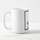 Stickman Koffiemok (Links)