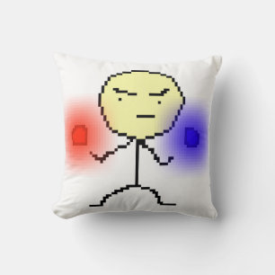 stickman met kracht kussen
