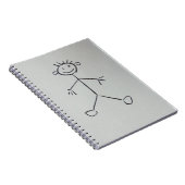 Stickman Notitieboek (Rechterzijde)
