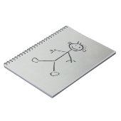 Stickman Notitieboek (Linkerzijde)