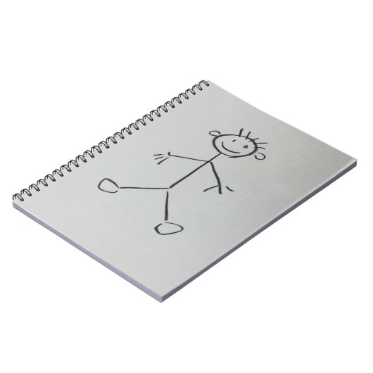 Stickman Notitieboek (Linkerzijde)