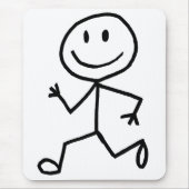 Stickman Runner Muismat (Voorkant)
