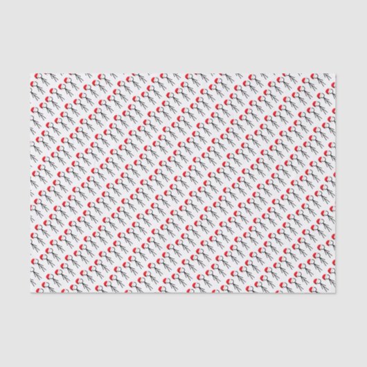 Stickman Santa Tissue Paper Tissuepapier (Voorkant)