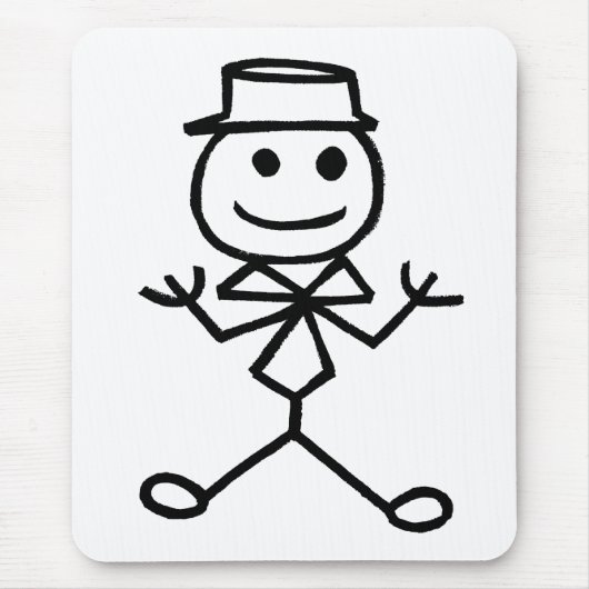 Stickman Showman Muismat (Voorkant)